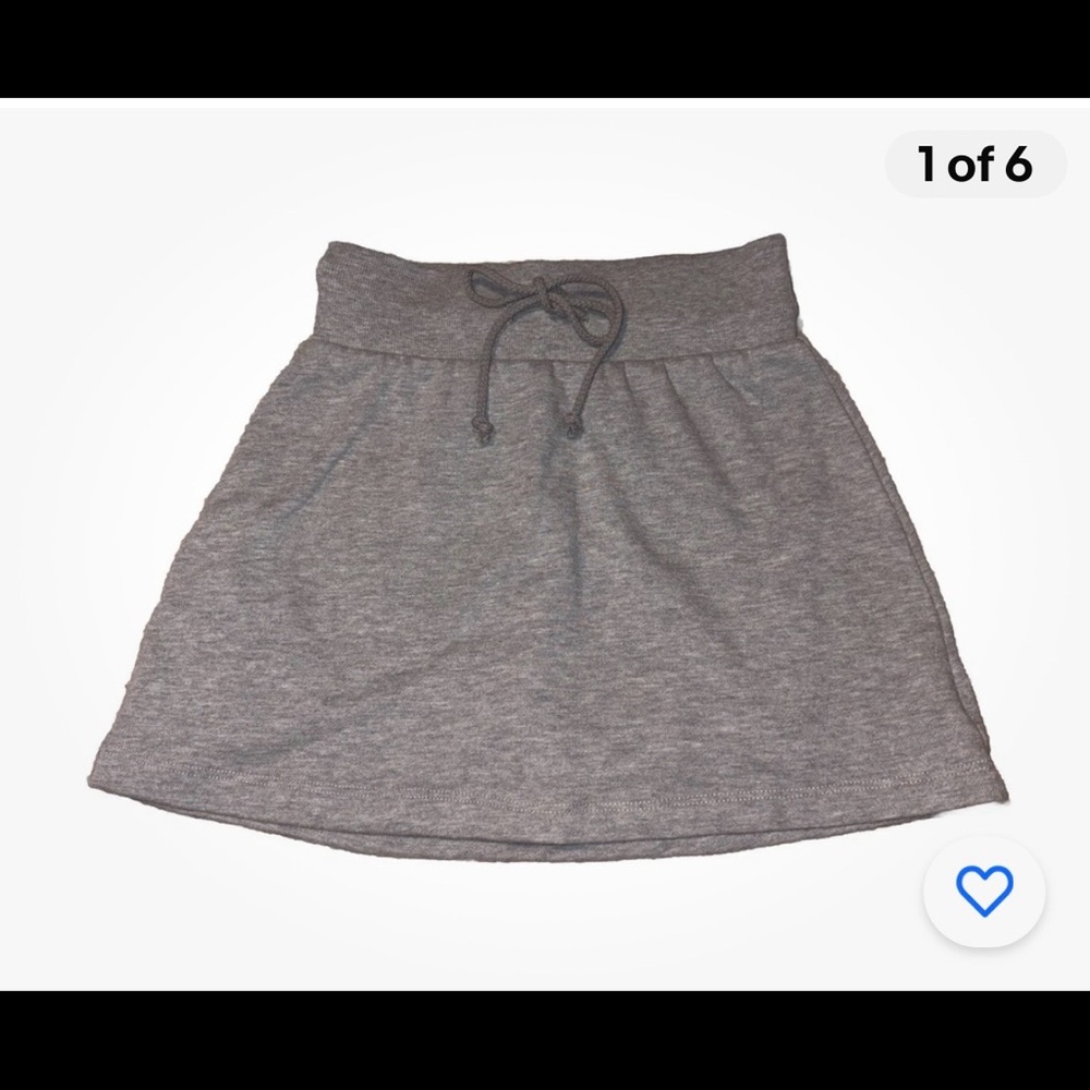 Urban Social Gray Skirt with Built-in Shorts size XS NWOT